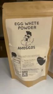 Ameggos Premium Egg White Protein Powder Cooking Essential Seasoning Ingredient ( 100g 100 grams ) | EC Universal