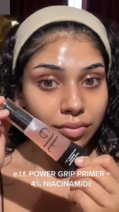 e.l.f. Power Grip Primer Makeup Gel Isolation with 4% Niacinamide Gel-Based Hydrating Face Primer Smoothing Skin Gripping Makeup