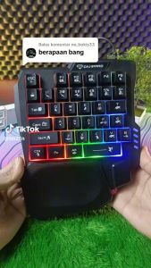 G94 Keyboard RGB 35 Keys Hand Gaming Hp Android Game Single Handledly-KEYBOARD ONLY