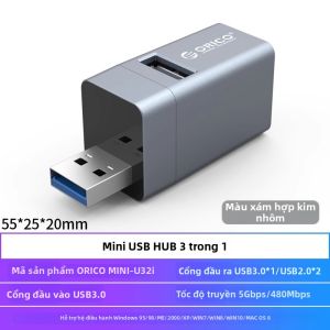 Orico | Bộ Chuyển Đổi Không Dây 3 trong 1 USB
