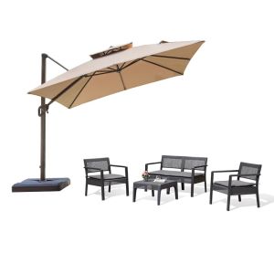 ST MIRREN | Rattan Sun-Resistant Waterproof Outdoor Sofa