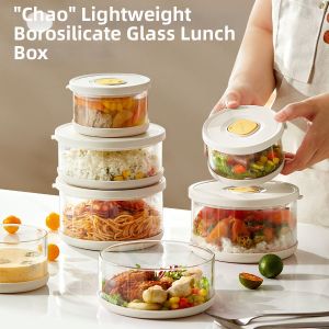 Microwave Safe Borosilicate Glass Bento Box