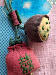 Handmade Cotton Linen Long Necklace Sweater Chain Floral Womens Luxury Ethnic Style Vintage Personalized Pendant Accessory