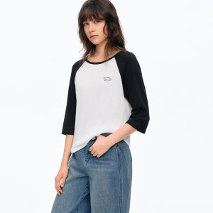 DUSHU | Color Contrast Summer New T-Shirts