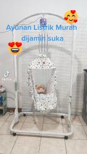 AYUNAN INSTAN SET BESI GANTUNGAN TINGGAL PASANG//AYUNAN BAYI KARAKTER TERMURAH FREE BESI GANTUNGAN