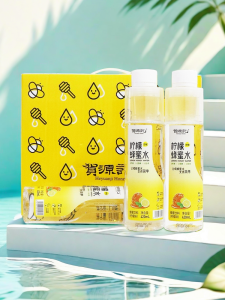 Haiyuanji Lemon Honey Water 440g*10 Bottles Ready-to-drink Separation Beverage Popular Honey Water Drink from China