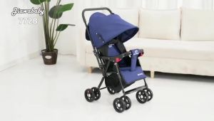 Foldable Baby Stroller 2-in-1 Adjustable Seat for Toddlers Premium 1-3 Years –  Includes Washable  Dining Plate Breathable Canopy & Easy-Carry Handle