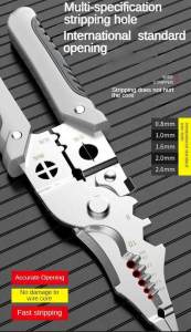 Tang Pengupas Kawat Khusus Tukang Listrik Alat Crimper Kabel Pengupas Anti Selip Listrik Multifungsi