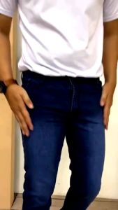 Celana Jeans Pria Bahan Streach Melar Pensil Cowok Skinny