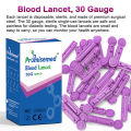 50/150/200 Pcs Lancets for Diabetes Testing, 30 Gauge Blood Sugar Lancets, Diabetic Lancets for Lancing Device. 