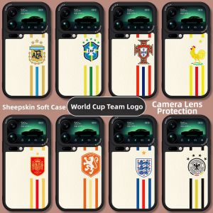 MOBAOKE | Protective World Cup Emblem Phone Case Full Body Leather