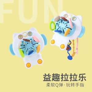 [Happy Kids] Sensory Development Activity Toy Busy Toy Pull String Sensory Toys 宝宝益智玩具抽抽乐 Mainan Montessori - BT344