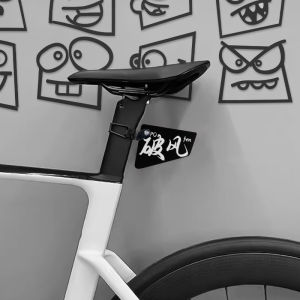Acrylic Road Bike Mountain Bike Number Plate Personality Single Bike Tail Plate Decorative Wind Seat Tube Support Bracket