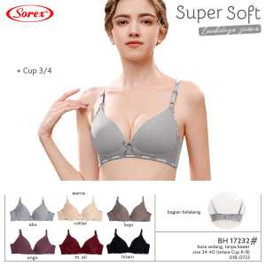 BRA SOREX SUPER SOFT TANPA KAWAT CUP SEDANG 17232