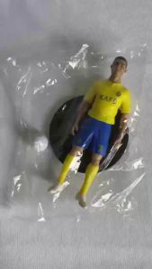 Bandai | 2026 New 18cm Football Star C.Ronaldo Messi Mbappe Model Dolls Cartoon Cute Action Figure Car Accessories Football Fans Gifts
