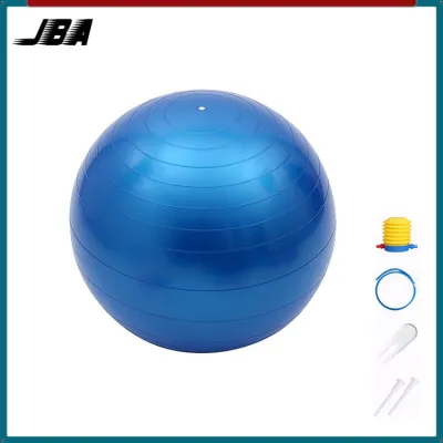 JBA Yoga Ball 75CM Explosion-proof With Inflatable Tools Durable Thick Large Size Anti Slip Gym Ball For Pregnancy Pilates Massage Ball For Workout