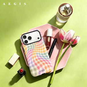 Potdemiel | Ốp Lưng Cứng Hai Lớp Họa Tiết Xoáy Pastel Trừu Tượng Cho iPhone 17/16/15/14 Plus 13 Pro Max - Chống Rơi Chống Sốc