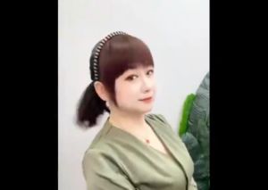 Korean Fashion Hair-Light Hair Band Integrated Wig Piece For Women Original Human Hair Natural Invisible New Design Accesories Extension Headband Cfover And Increase Hair Volume 3D Diamond 4 Colors 2 lengths Simulation Seamless Wig Hair Band