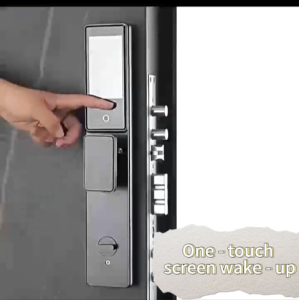 3D Face Smart Door Lock Tuya Wifi With Camera Monitor Biometric Fingerprint Waterproof Main Door Lock