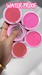【BUY 1 TAKE 1】TEN TWENTY Waterproof Blush Natural Plgmented Blush Powder Lasting Pigmented Face