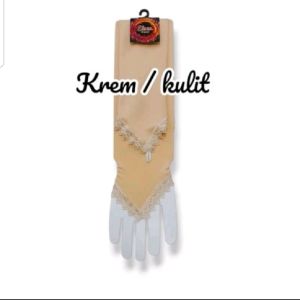DEKER/MANSET TANGAN CINCIN RENDA HANDSOCK DEKER JERSEY SPANDEX LEMBUT WANITA MUSLIMAH UMROH
