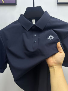 Áo Thun Polo Nam Tay Ngắn Ice Silk Dáng Rộng Ngoài Trời Chống Tia UV Kháng Khuẩn Màu Trơn Cổ Polo Tay Ngắn Thường Ngày Mùa Hè