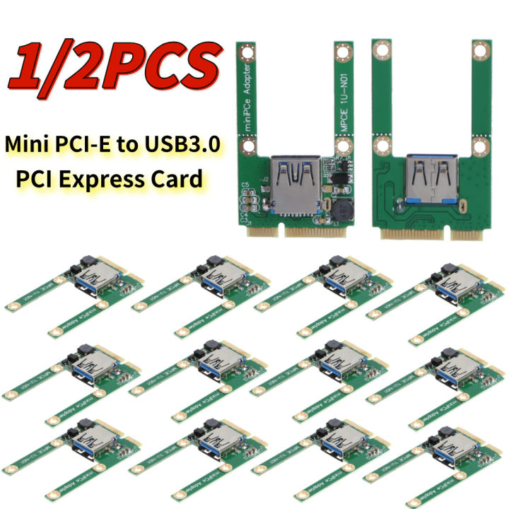 Mini PCI-E to USB3.0 PCI Express Adapter Pcie Riser Card Mini PCI-E to USB 3.0 Expansion Card Converter for Notebook