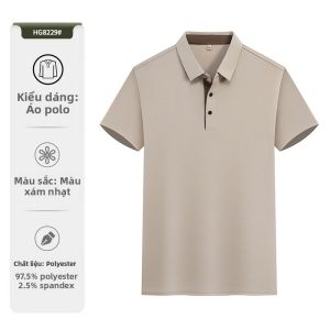 JINGYILAIXIU | Áo Polo Công Sở Tự Chế In Logo Khô Nhanh