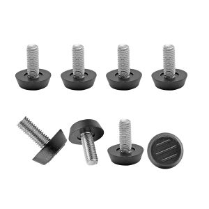 8/24pcs Adjustable Furniture Leg Clear/Black/Brown Protectors Plastic Floor Cushion for Chairs/Tables on Tile & Hard Surfaces