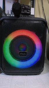 BRUDO BTS-1739 COLORFUL LED LIGHT PORTABLE  WIRELESS SPEAKER