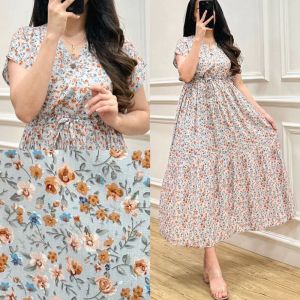 Daster Dress Kekinian Kimono Serut Homeware Bumil Busui Friendly