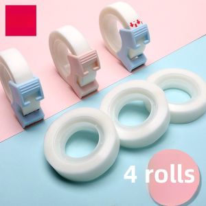 Deli Transparent Correction Tape Student Stationery Invisible Sticky Note Copy Organizer Mistake Deletion Tearable Frosted Learning