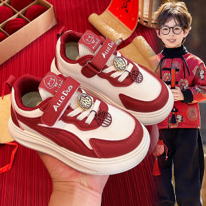 Childrens Sporty White Shoes Slip-On Sneakers for Kindergarten Entry Girls Boys Spring Autumn Seasonal Casual Rubber Soles