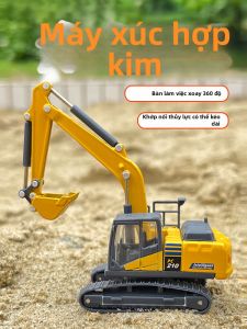 Đồ Chơi Máy Xúc Hợp Kim Mini Đựng Túi