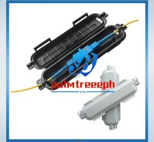 【Ready Stock】FTTH Fiber Cable Protective Box Waterproof SC coupler Connector Cover Heat Shrink Tube Case