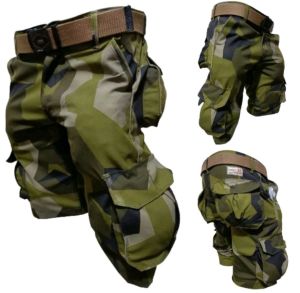 Celana Pendek Pria Celana Kargo Pendek Loreng Army