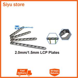 2.0mm Locking Pressurized LCP Steel Plate Animal Orthopedic Instruments Bone Plate Screw Pet Small Dog Fracture Stainless Steel