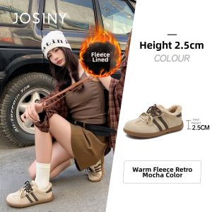 Josiny | Plump Heel Elevating Casual Sports Shoes