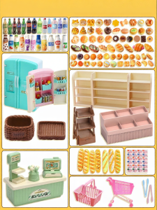 Miniature DIY Grocery Play Toy
