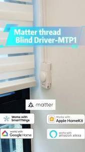 ZEMISMART | Bộ Điều Khiển Rèm Cuốn Thông Minh Zemismart Matter Thread Sử Dụng Pin Điều Khiển Bằng Ứng Dụng Nhà Thông Minh Tốc Độ Điều Chỉnh Được Tương Thích Với SmartThings