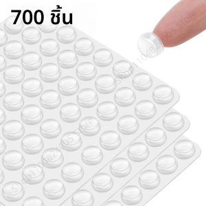 ตัวกันกระแทกประตูแบบกลม 100 ชิ้น ติดด้วยตัวเอง ทำจากยาง ใช้กับตู้ ตู้เสียง ตู้เก็บของ ป้องกันผนัง ป้องกันมือจับประตู