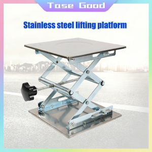 Tase Good Adjustable Stainless Steel Lifting Table Woodworking Laboratory Manual Stand