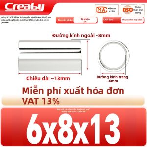Creaby | Ống Tròn Dài Rỗng Không Ren Màu Sắt