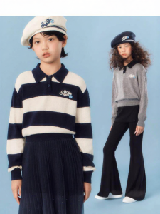 LOVESASAKIDS | High-tech Soft Wool Style Polo Sweater