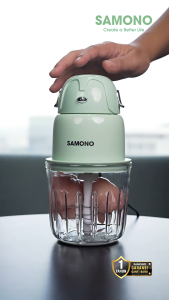 SAMONO (Big Capacity 600ml) Food Processor Meat Grinder for Baby food Blender Chopper MFC600 Glass