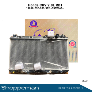 17011 HONDA CRV 2.0L RD1 RADIATOR ASSEMBLY A/T 350x668x16mm PA16 1ROW 19010-P3F-901 19010-P3F-902