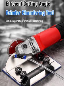 Tile chamfering machine Angle grinder special leaning base plate chamfering machine tools
