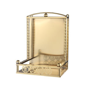 Stainless Steel Golden Buddha Shelf Wall Niche Simple Buddha Statue Altar Ancestor Tablet Offering Lightweight Home Furniture