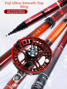Monbacher | Light Extremely Hard Fishing Rod with Accurate Positioning and Guide Rings 19-Tone Wheel Seat