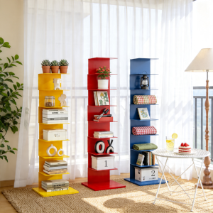 HAOTIEJIANG | Invisible Floor Iron Multi-level Storage Shelf